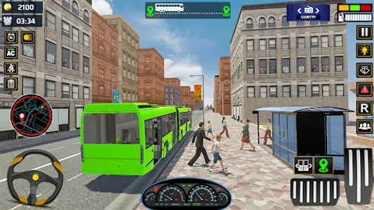 Coach Bus Train Driving Games screenshot 17