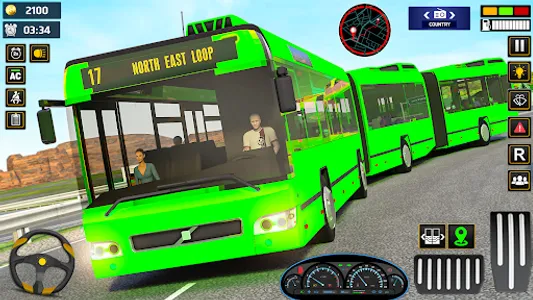 Coach Bus Train Driving Games screenshot 6