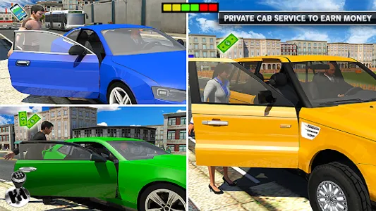 US Taxi Car Driving Games screenshot 19