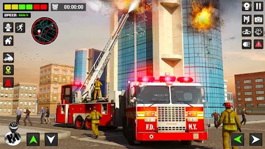 Fire Engine Truck Driving Sim screenshot 12