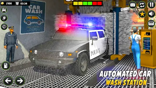 Gas Station Police Car Parking screenshot 3