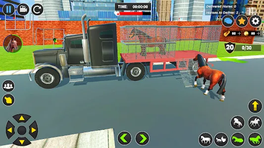 Wild Horse Transport Truck Sim screenshot 0