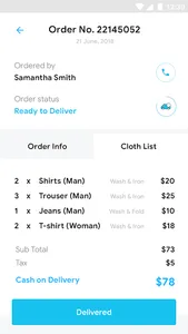 Washapp Delivery screenshot 2