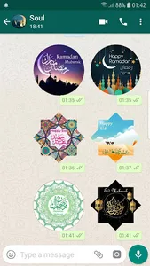 WASticker - Islamic stickers screenshot 1