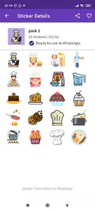 Food and Kitchen - Stickers screenshot 1