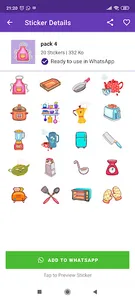 Food and Kitchen - Stickers screenshot 3
