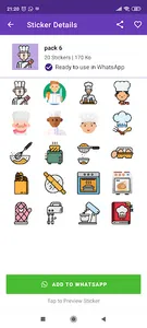 Food and Kitchen - Stickers screenshot 5