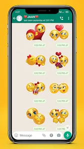 WASticker: Love Emoji Stickers screenshot 4