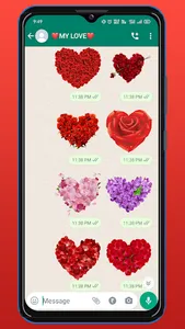 WASticker: Love Flowers screenshot 2