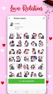 Love Stickers For Whatsapp 202 screenshot 4