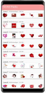 WASticker - Love couple screenshot 2