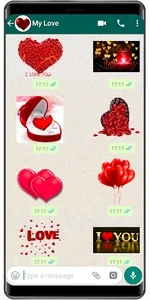 WASticker love stickers screenshot 0