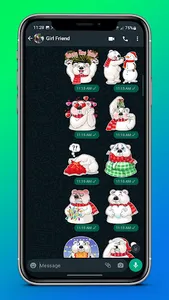 Cute Bear WASticker screenshot 11