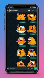 Cute Bear WASticker screenshot 12