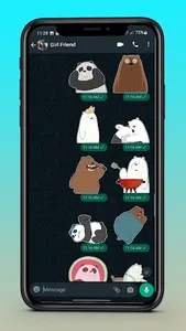 Cute Bear WASticker screenshot 5