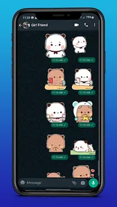 Cute Bear WASticker screenshot 6