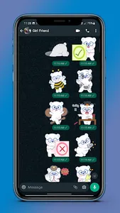 Cute Bear WASticker screenshot 7