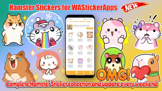 Hamster WASticker - Cute Funny screenshot 0
