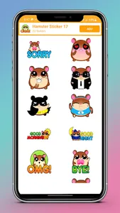 Hamster WASticker - Cute Funny screenshot 2