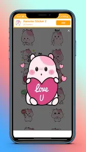 Hamster WASticker - Cute Funny screenshot 7