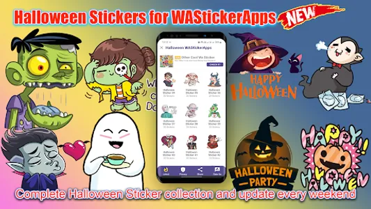 Halloween WAStickerApps screenshot 0