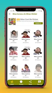 Nina Coreana Miran WASticker screenshot 1