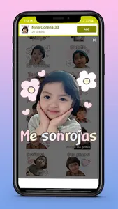 Nina Coreana Miran WASticker screenshot 11