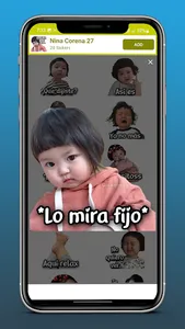 Nina Coreana Miran WASticker screenshot 12