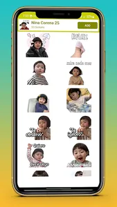 Nina Coreana Miran WASticker screenshot 13