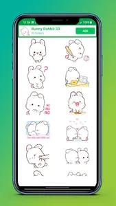 Snowball Rabbit WASticker screenshot 17