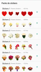 Flowers Stickers for WASticker screenshot 0