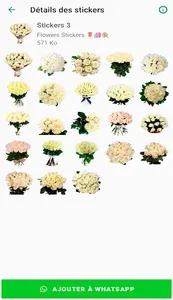Flowers Stickers for WASticker screenshot 2