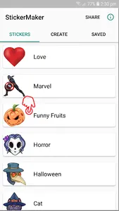 Sticker For Whatsapp-Valentine screenshot 0