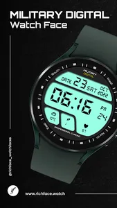 Watch Face Military Digital screenshot 0