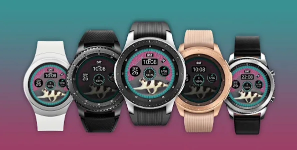 Cat Wheel Watch Face screenshot 4