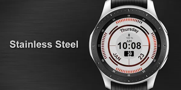 Stainless Steel Watch Face screenshot 0