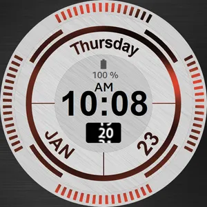 Stainless Steel Watch Face screenshot 2