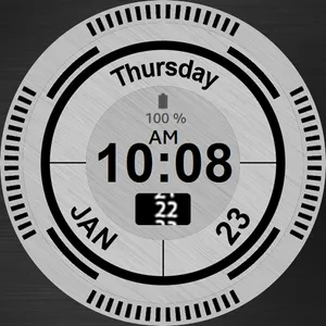 Stainless Steel Watch Face screenshot 3