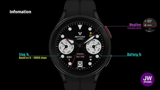 JWSTUDIO_LUXURY01 watchface screenshot 15