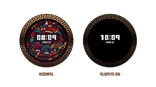 Watch face Maya screenshot 2