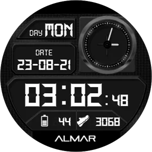 AlMar 0009 Watch Face screenshot 2