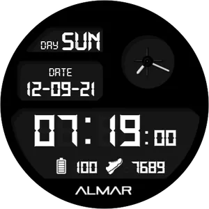 AlMar 0009 Watch Face screenshot 6