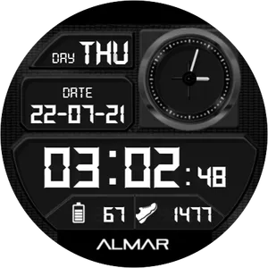 AlMar 0009 Watch Face screenshot 9