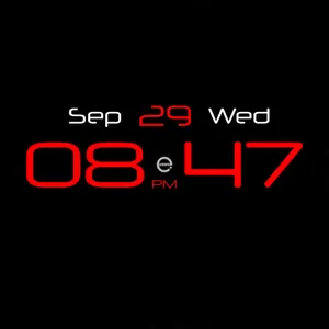 Alpha Dark digital watch face screenshot 8