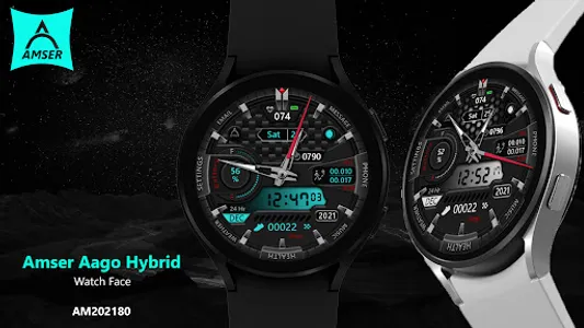 Amser Aago Hybrid Watchface screenshot 0