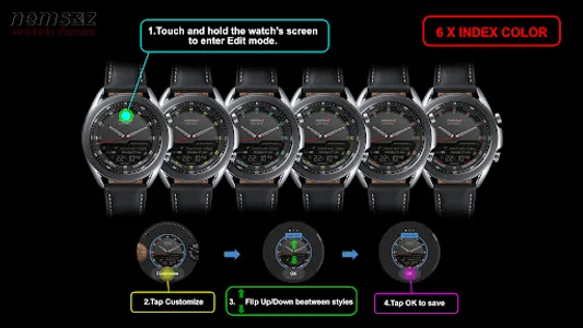 ⌚ Animated Gray aad07d Galaxy  screenshot 5