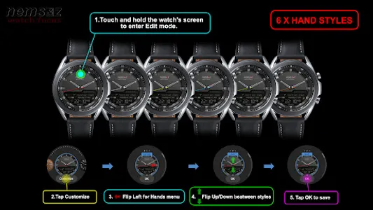 ⌚ Animated Gray aad07d Galaxy  screenshot 6