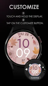 Fall Autumn digital watch face screenshot 18