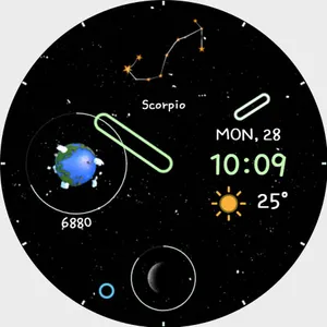 AWD Universe C watch face screenshot 15