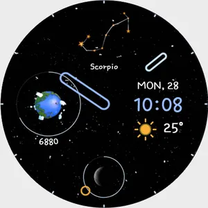 AWD Universe C watch face screenshot 16